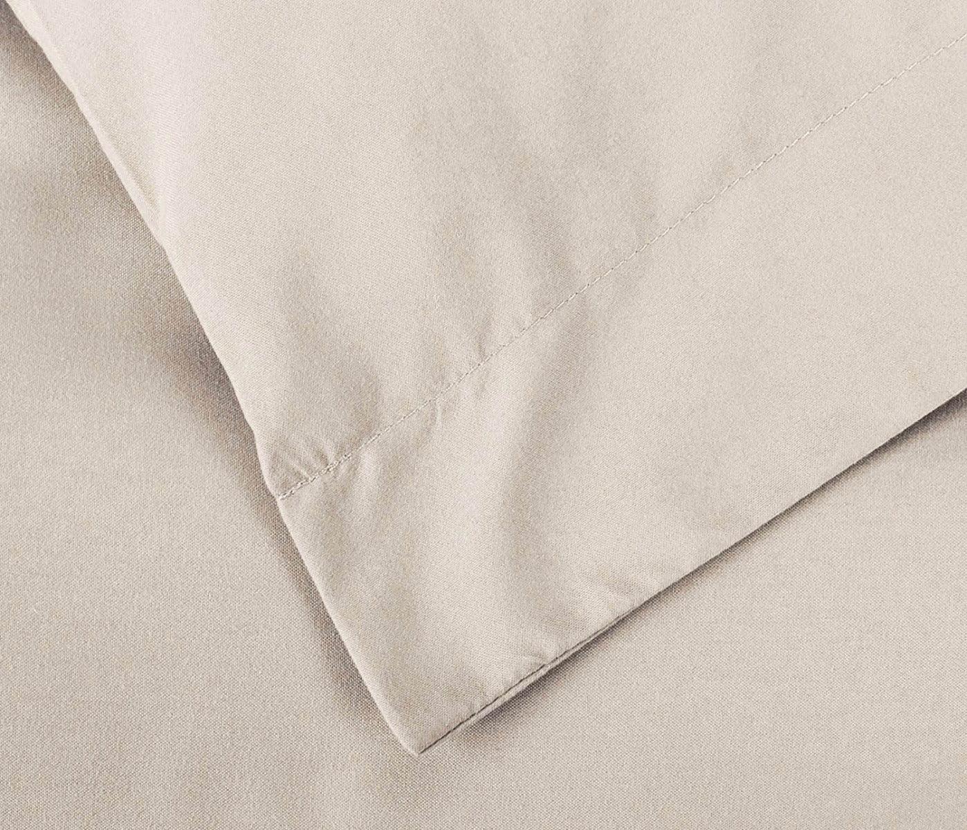 Luxton Single Size Linen Color Quilt Cover Set (2PCS)
