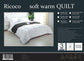 Luxton Queen Size 500GSM Soft Warm Quilt